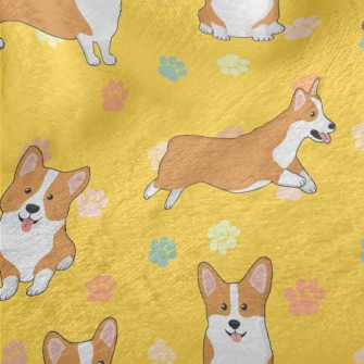 Cute Cartoon Corgi Minky