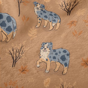 Autumn Sheepdog Minky