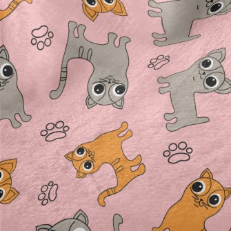 Big-eyed Cat And Chihuahua Minky