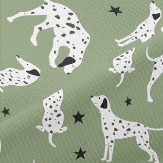 Cute Cartoon Dalmatian Piqué