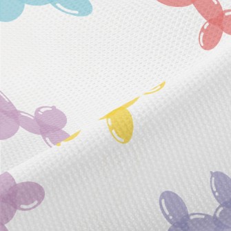 Colorful Balloon Dog Piqué