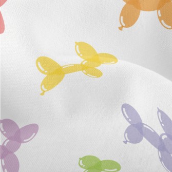 Colorful Balloon Dog Lightweight Performance Linen
