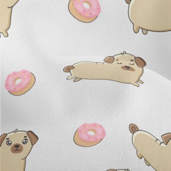 Pug And Donuts Lightweight Performance Linen