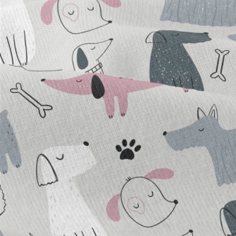 Elegant Hand Drawn Puppy Modern Jersey