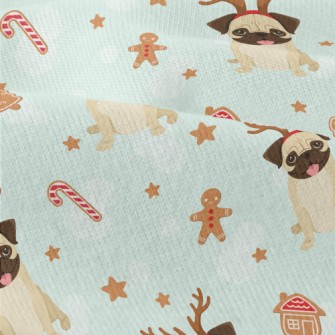 Christmas Pug Modern Jersey
