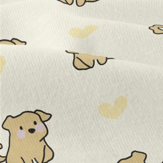 Cartoon Puppy With Love Heart Modern Jersey