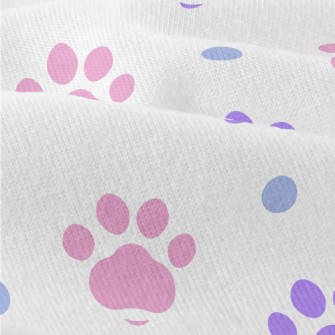Colored Dog Paw Prints Modern Jersey