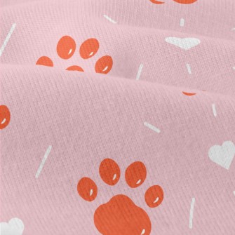 Orange Jelly Dog Paw Print Modern Jersey