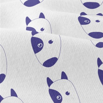 Hand Drawn Blue Dog Modern Jersey