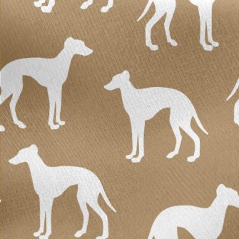 Greyhound Silhouette Jersey Backed Fleece