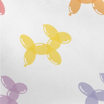 Colorful Balloon Dog Pongee