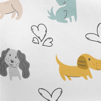 Colorful Puppy Pongee