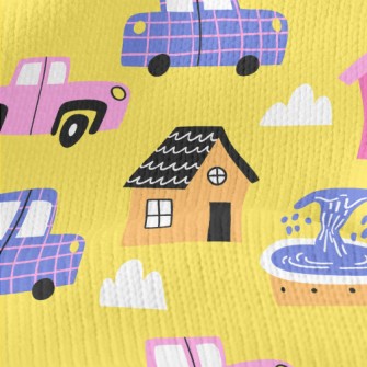 Houses And Cars Stretch Jersey