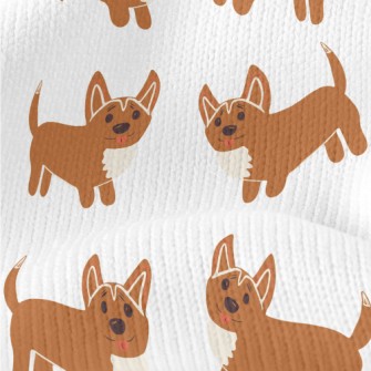 Cute Corgi Graffiti Stretch Jersey
