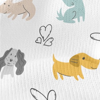 Colorful Puppy Stretch Jersey