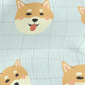Cute Smiling Shiba Inu Stretch Jersey