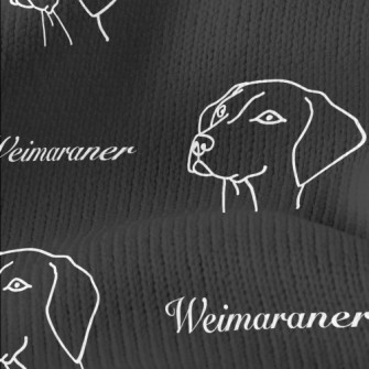 Simple Weimaraner Stretch Jersey