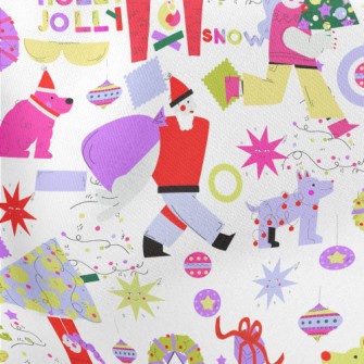 Dopamine Christmas Lightweight Cotton Poplin