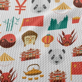 China Travel Classics Birdseye Piqué