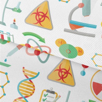 Chemical Research Symbols Waterproof Oxford