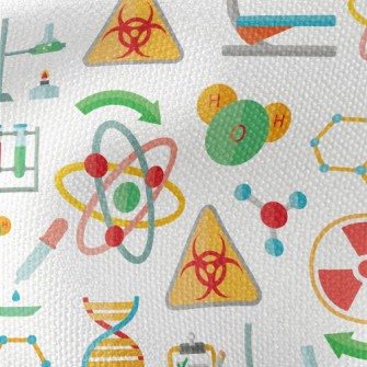 Chemical Research Symbols Waterproof Canvas