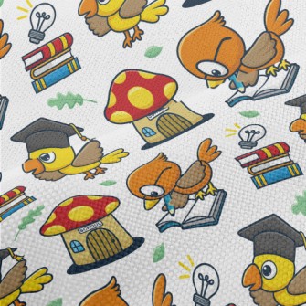 Smart Bird Goes To School Performance Linen