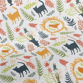 Colored Garden Silhouette Performance Linen