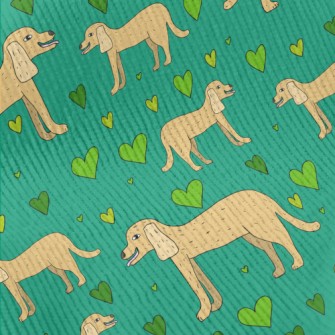 Tongue Out Puppy Doodle Standard Corduroy