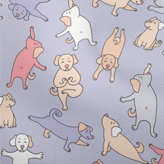 Delicate Puppy Doing Yoga Dobby