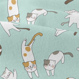 Hand Drawn Lively Cat Modern Jersey