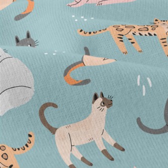 Hand Drawn Elegant House Cat Modern Jersey