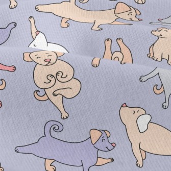 Delicate Puppy Doing Yoga Modern Jersey