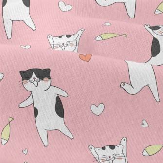 Happy Cat Dancing Modern Jersey