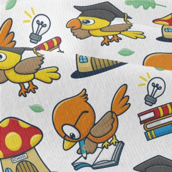 Smart Bird Goes To School Modern Jersey