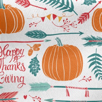 Celebrate Thanksgiving Jersey Backed Fleece