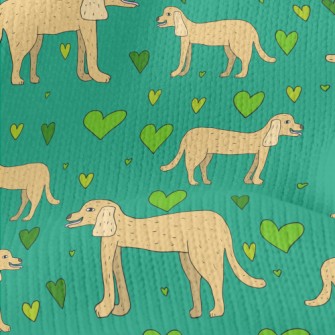 Tongue Out Puppy Doodle Stretch Jersey