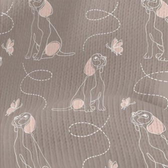 Beagle Watching Butterflies Stretch Jersey