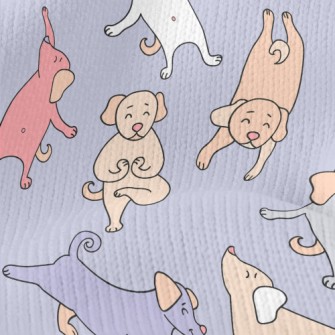 Delicate Puppy Doing Yoga Stretch Jersey