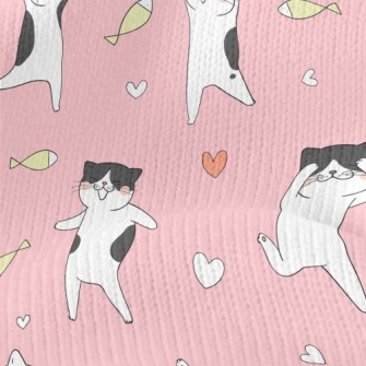 Happy Cat Dancing Stretch Jersey