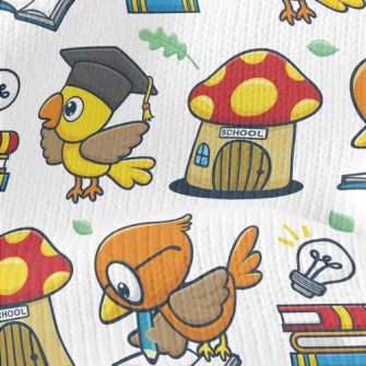 Smart Bird Goes To School Stretch Jersey
