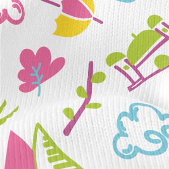 Colorful Travel Around The Wor Stretch Jersey