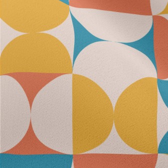 Colorful Abstract Geometric Pa Chiffon