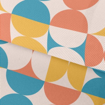 Colorful Abstract Geometric Pa Waterproof Oxford