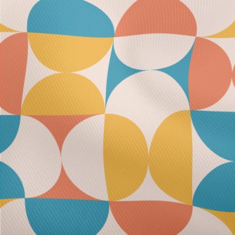 Colorful Abstract Geometric Pa Dobby