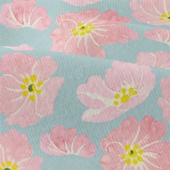 Watercolor Pink Flowers Modern Jersey
