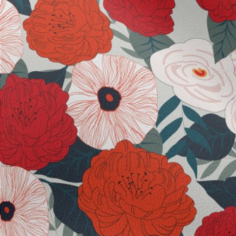 Exquisite And Stunning Flowers Chiffon