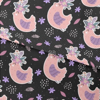 Bird Wearing A Wreath Waterproof Oxford