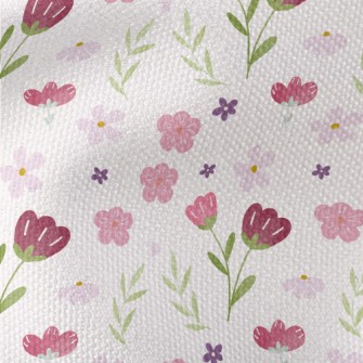 Simple Texture Flowers Waterproof Canvas