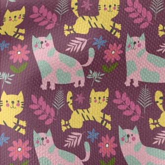 Cats With Different Patterns Waterproof Canvas
