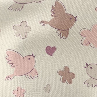 Simple Color Blocks Of Birds A Waterproof Canvas